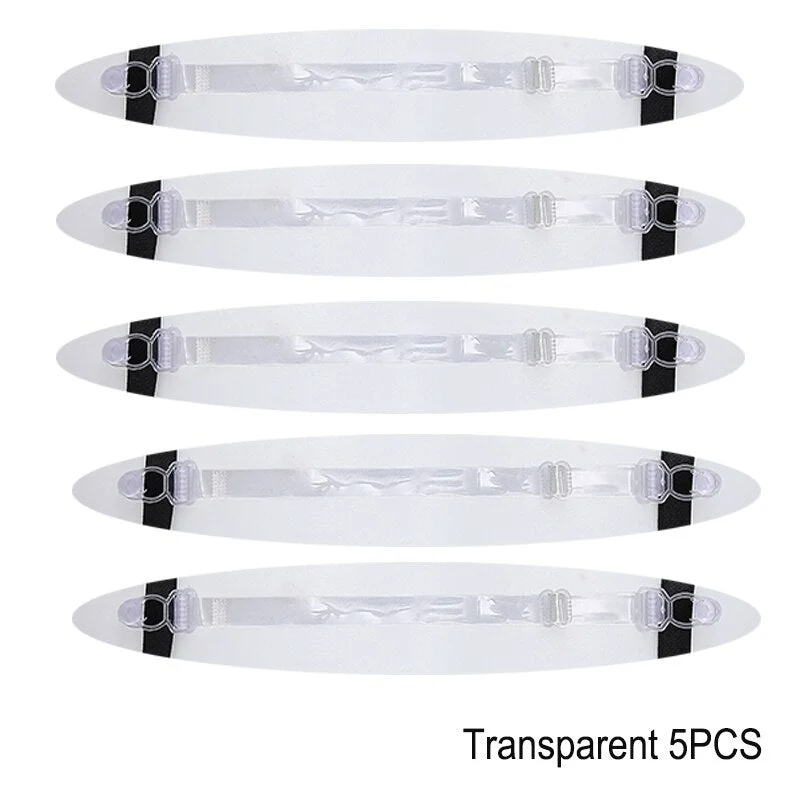 3/5PCS Bra Straps Anti-slip Belts Buckle Shoulder Straps Non-Slip Back Bralette Straps Holder Slip--resistant Accessories