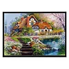 Cross Stitch Kits 11CT Stamped DIY Cabin Full Embroider Needlework(Brand)