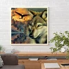 Wolf-Peinture Diamant Foret Rond-40*40CM