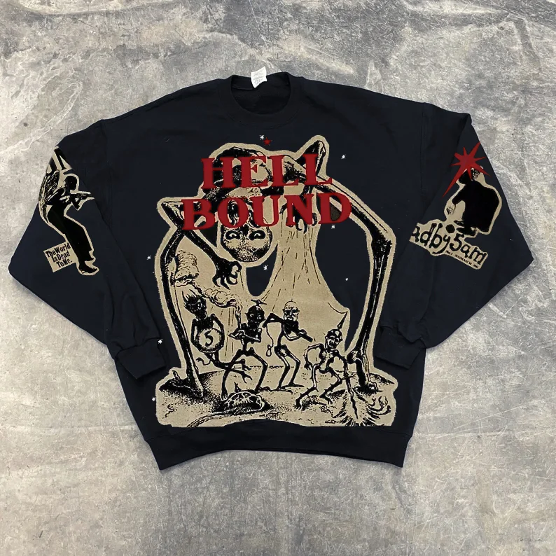 Personalized Mummy Casual Street Hip Hop Crewneck Sweatshirt