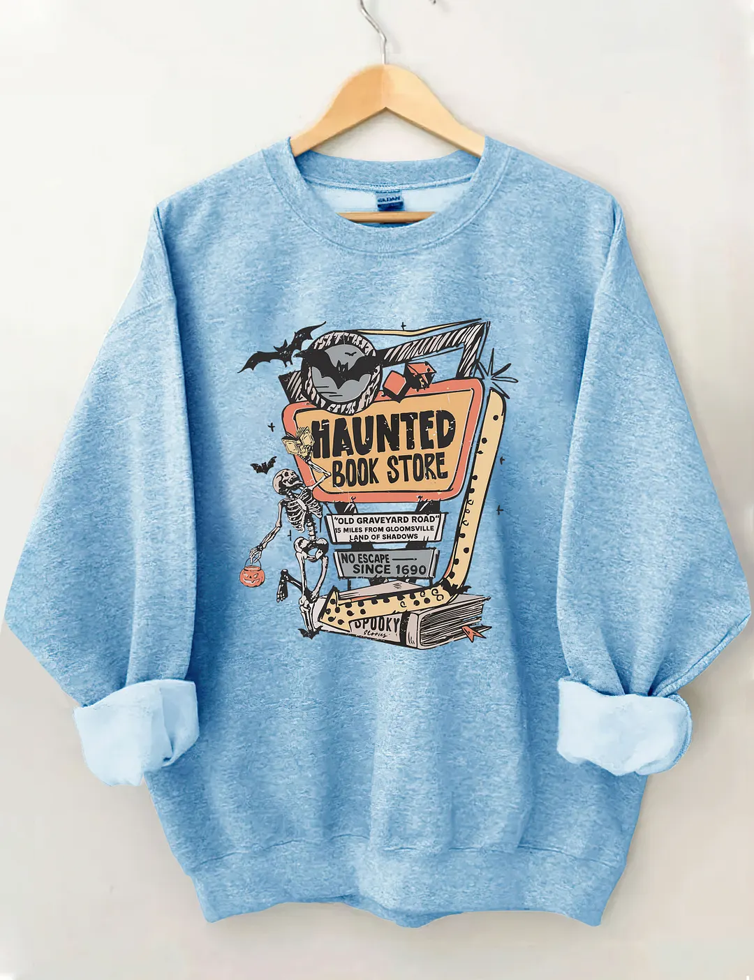 Haunted Book Store Sweatshirt