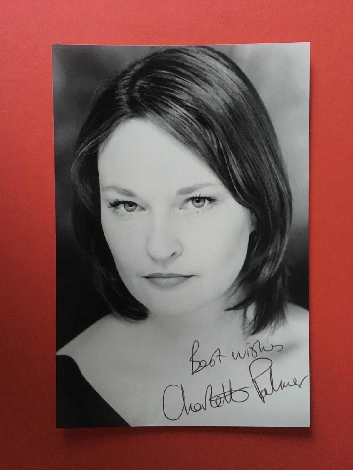 CHARLOTTE PALMER - POPULAR BRITISH ACTRESS - DR WHO - SUPERB SIGNED Photo Poster paintingGRAPH