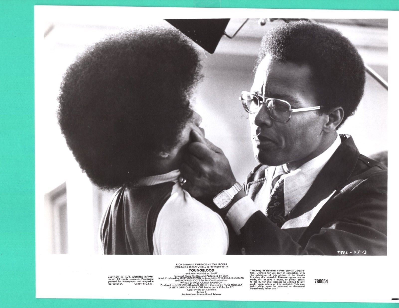 LAWRENCE HILTON JACOBS Actor 1978 Movie Promo Photo Poster painting 8x10 Youngblood