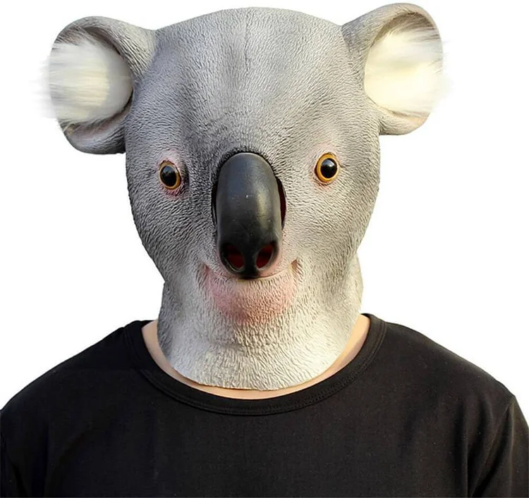 Halloween Koala Mask Halloween Animal Party Full Head Mask