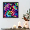 Regenbogenblume - speziell geformte Diamantmalerei - 30*30cm