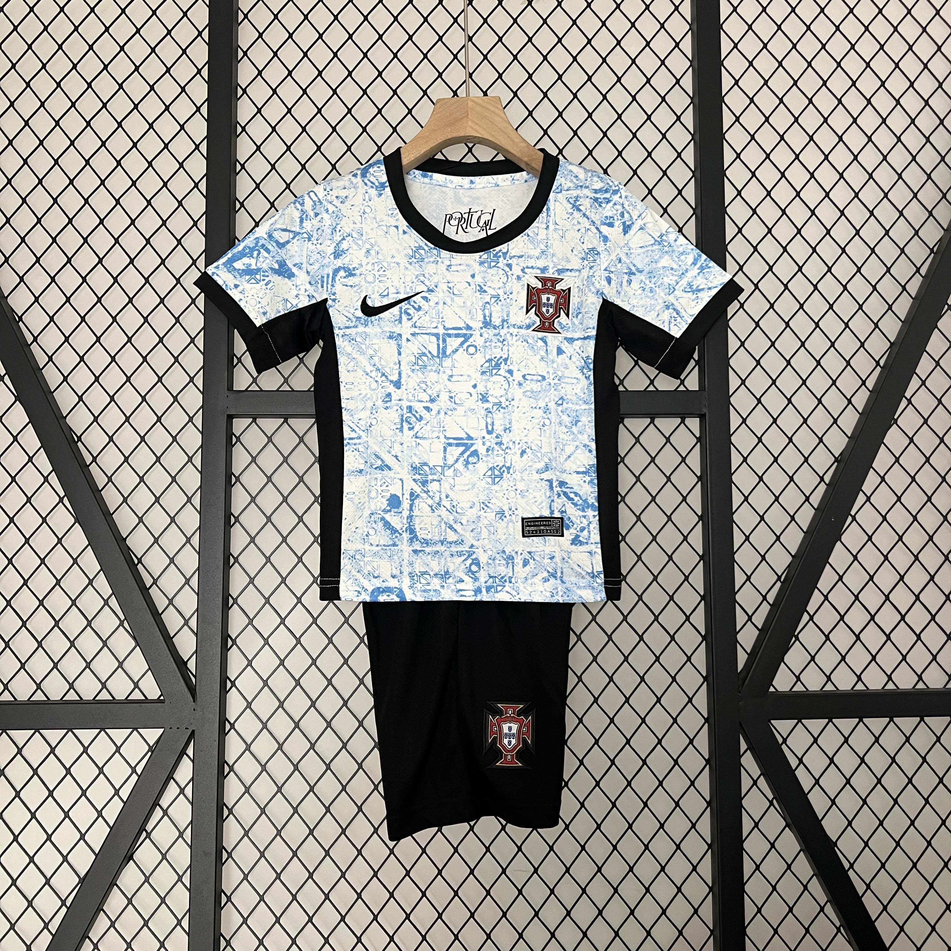 2024 kids Portugal awayFootball Shirt 1:1 Thai Quality