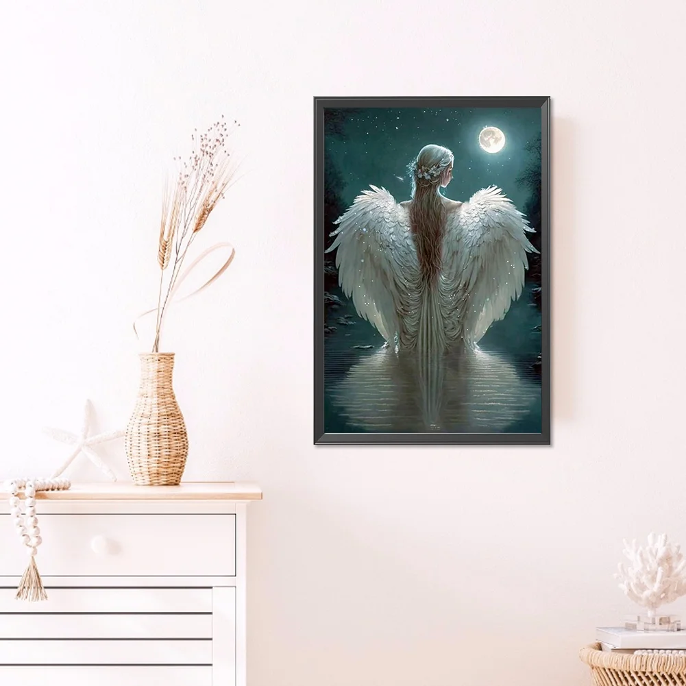 Partial AB Diamond Painting - Full Round Drill - Angel(Canvas|45*65cm)