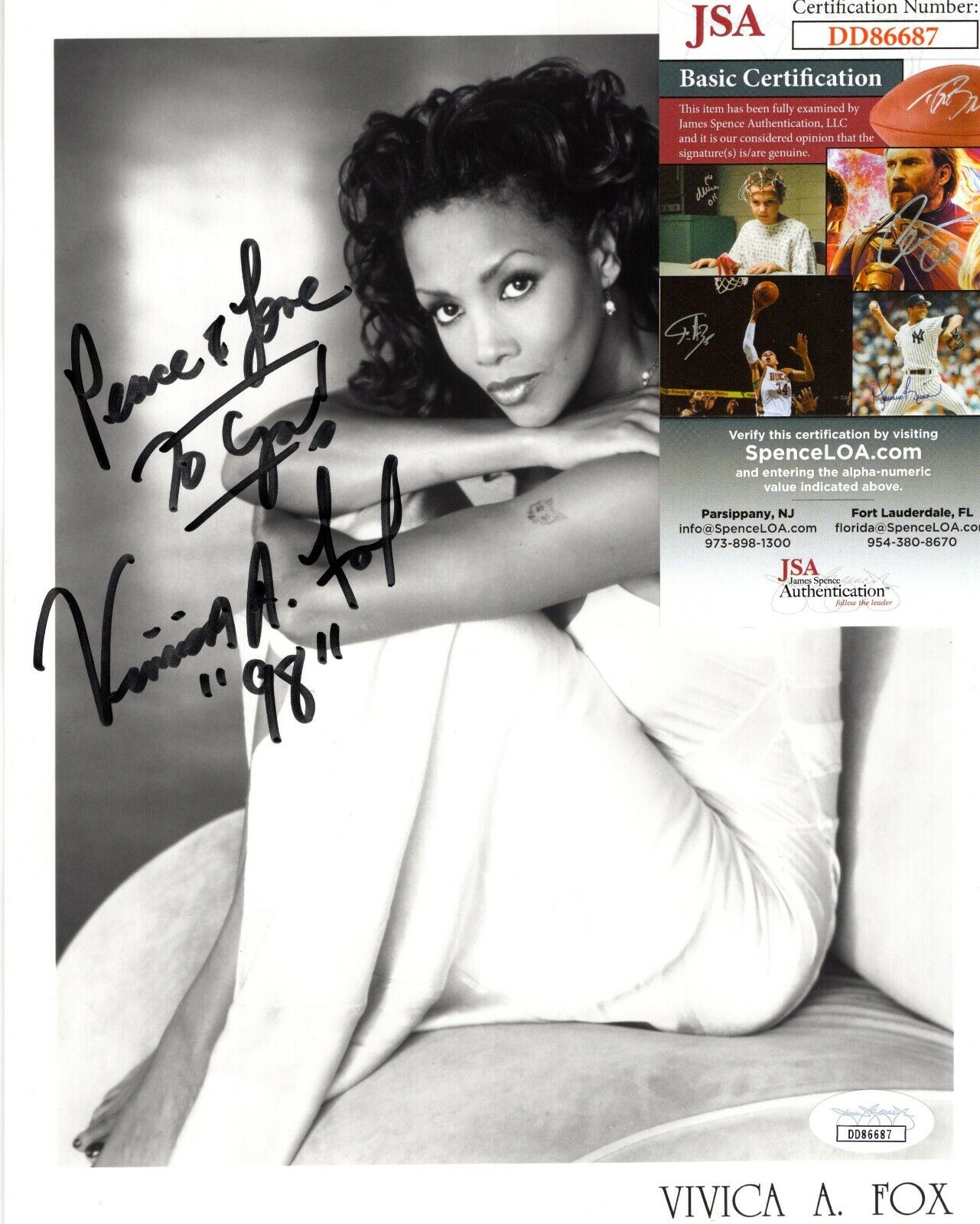 Vivica A. Fox Actress Movie Star Hand Signed Autograph 8x10 Photo Poster painting with JSA COA