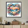 (US Local)Paint By Numbers Kit On Canvas DIY Oil Art Ocean Picture Home Wall Decor40x40cm