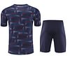 Joyfball 2024 England short sleeved pre-match training Jersey+Shorts  1:1 Thai Quality