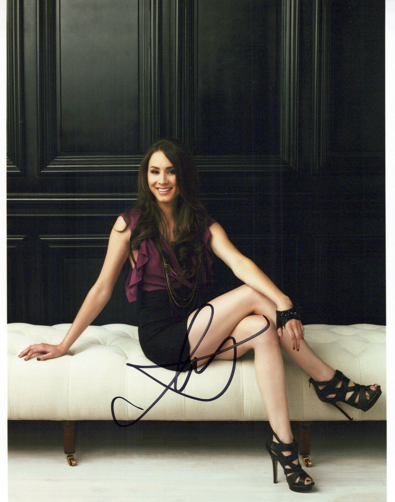 Troian Bellisario Pretty Little Liars autographed Photo Poster painting signed 8X10 #2 Spencer