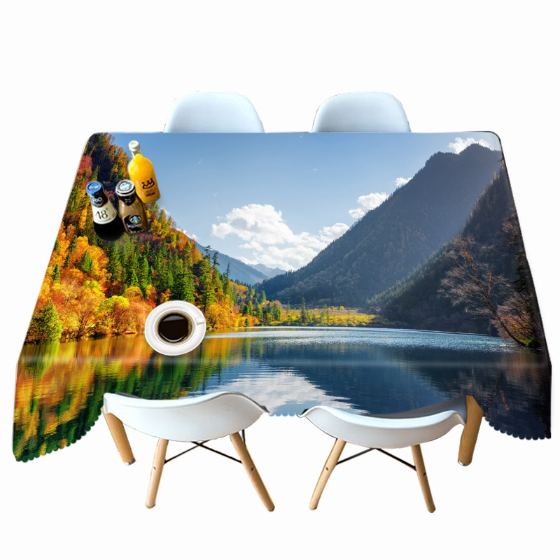 

Natural Scenery - 3D Tablecloth, 140*180cm, 501 Original
