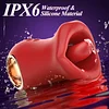 ABBY 3 in 1 Kissing and Licking Female Vibrator Sex Toy