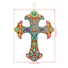 Pendentif acrylique croix diamant bricolage