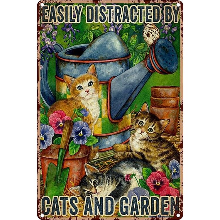 Cat - Vintage Tin Signs/Wooden Signs - 8*12Inch/12*16Inch