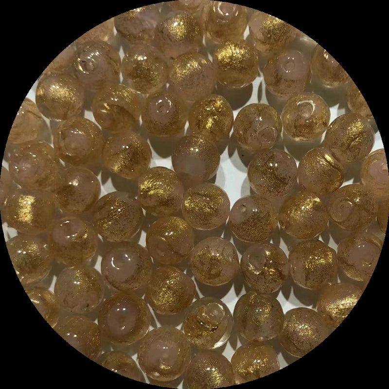 10 Pieces Diameter 8Mm Glass Geometric Jewelry Accessories