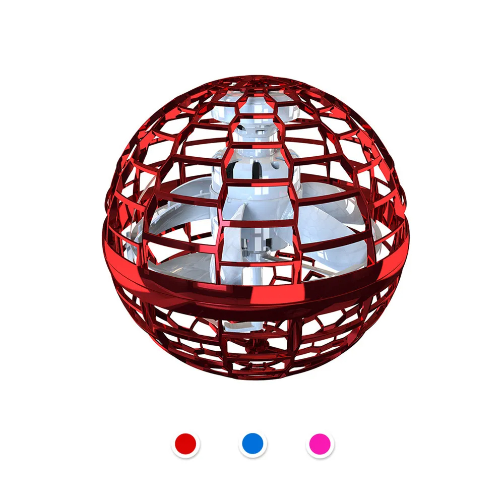 لعبة كرة جيروسكوب طائرة سحرية، كرة دوارة، كرة طائرة معلقة مضيئة  halantoys