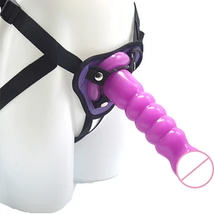 Wearable Dildo & Anal Plug – Sensory Lesbian Sex Toy with PVC and Artificial Leather