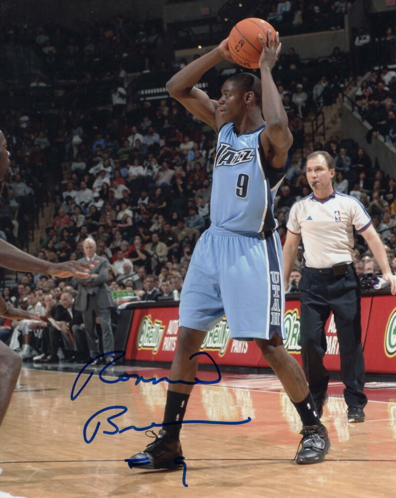 RONNIE BREWER SIGNED AUTOGRAPH 8X10 Photo Poster painting - ARKANSAS MR BASKETBALL, UTAH JAZZ D