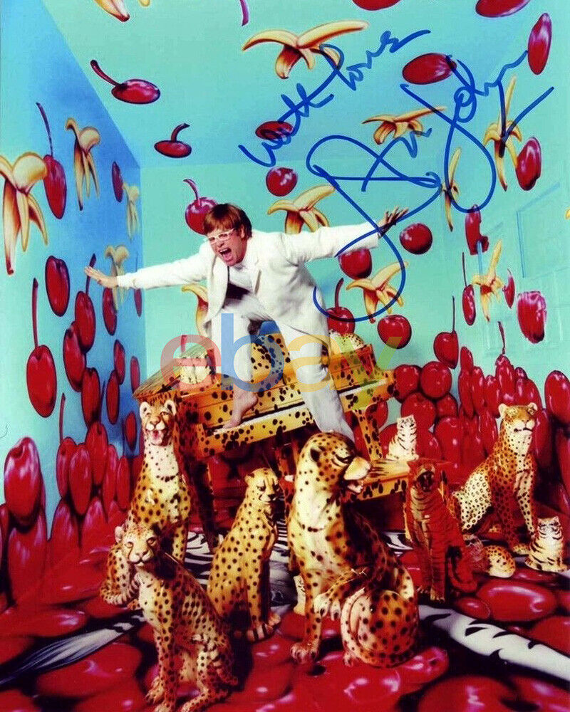 Elton John Autographed 8x10 Signed Photo Poster painting reprint