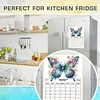 Special Shaped Butterfly 5D DIY Diamond Painting Art Magnetic Fridge Calendar