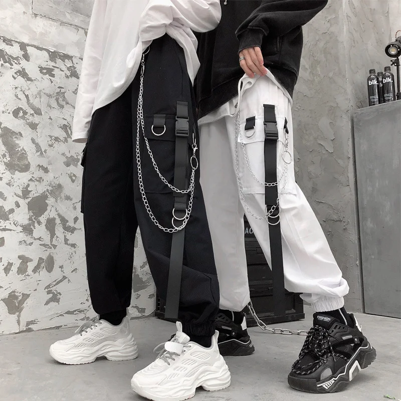 Harajuku Dark Functional Pocket Cargo Pants