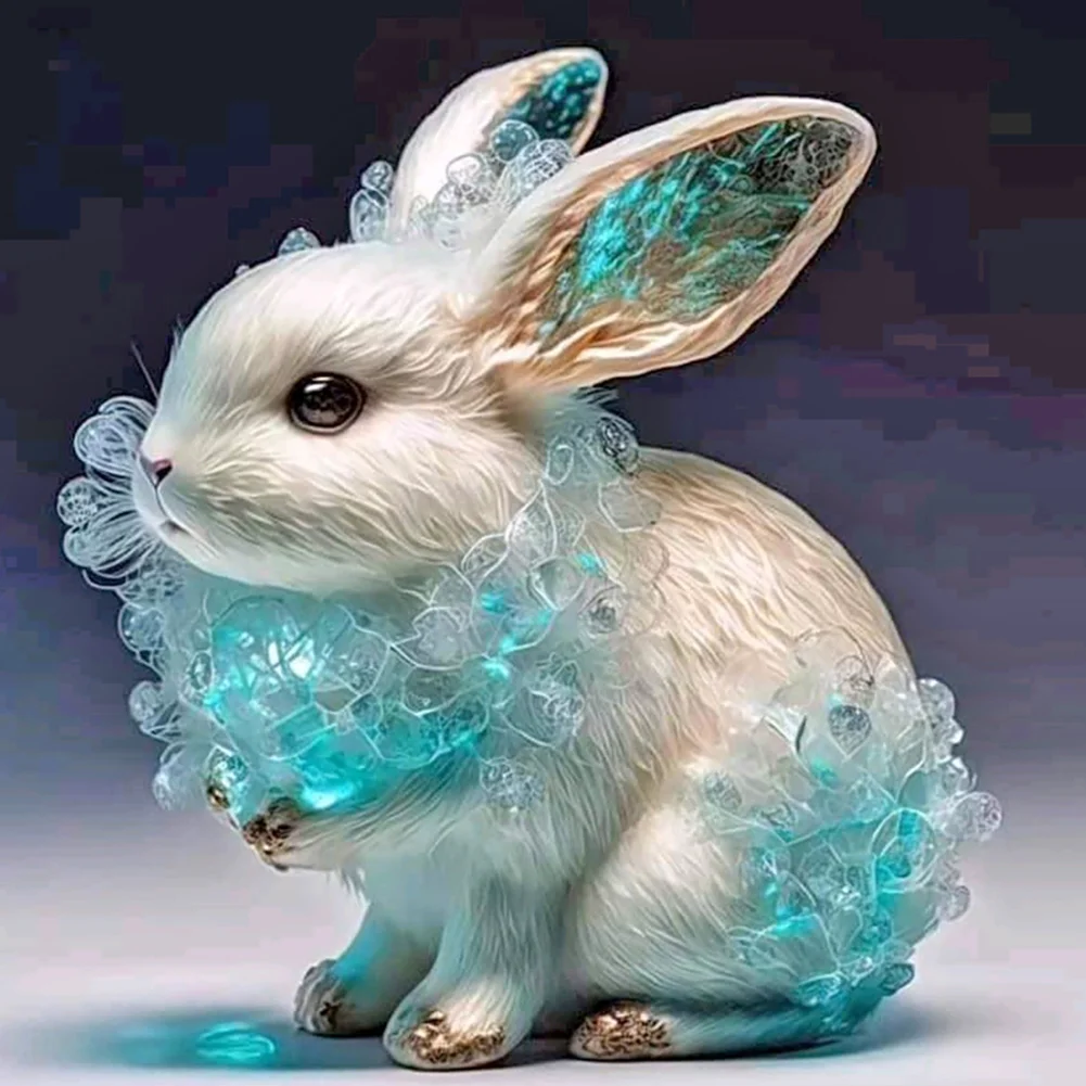 Full Round Diamond Painting - Zodiac Rabbit(30*30cm)