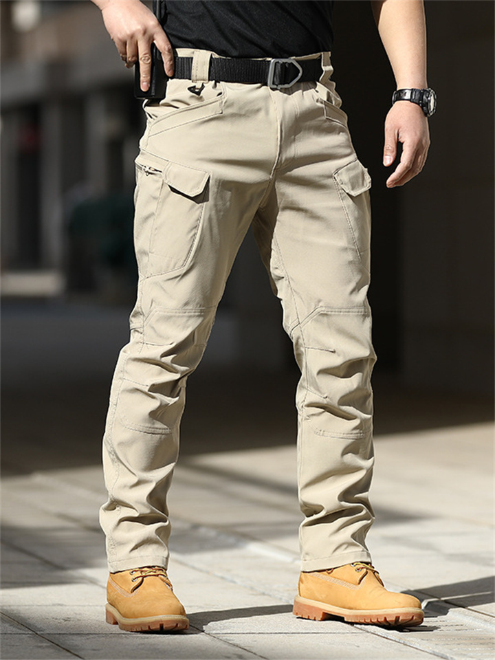 Men's Outdoor Consul Soft Shell Elastic Pants Multi-pocket Work Pants Combat Pants
