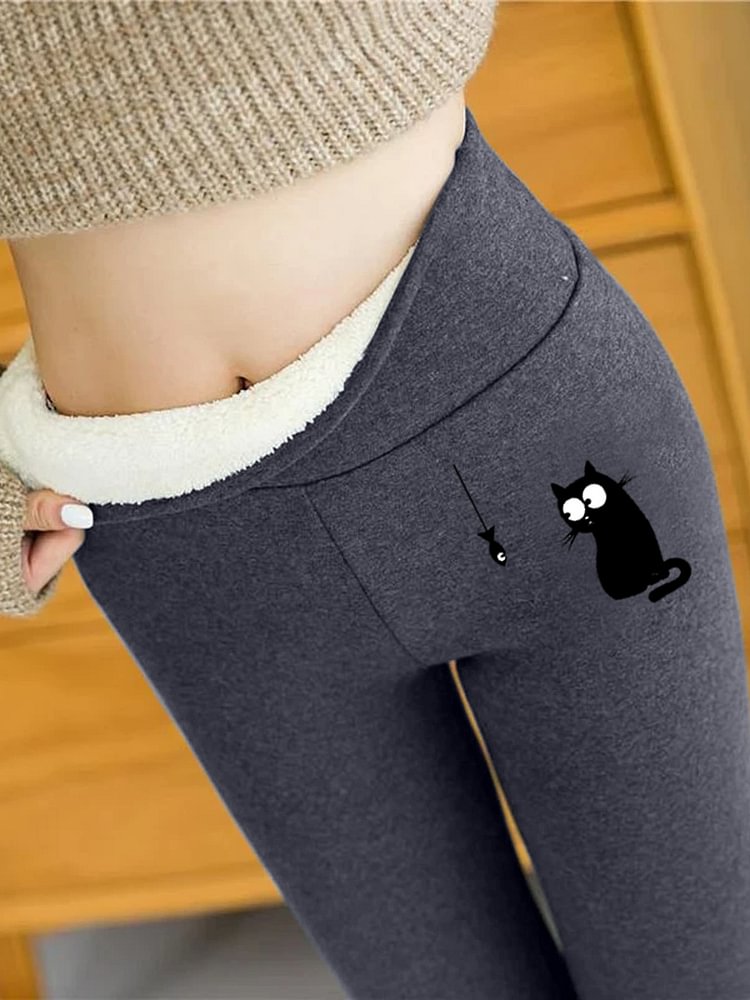 Cat feet Thickened leggings trousers