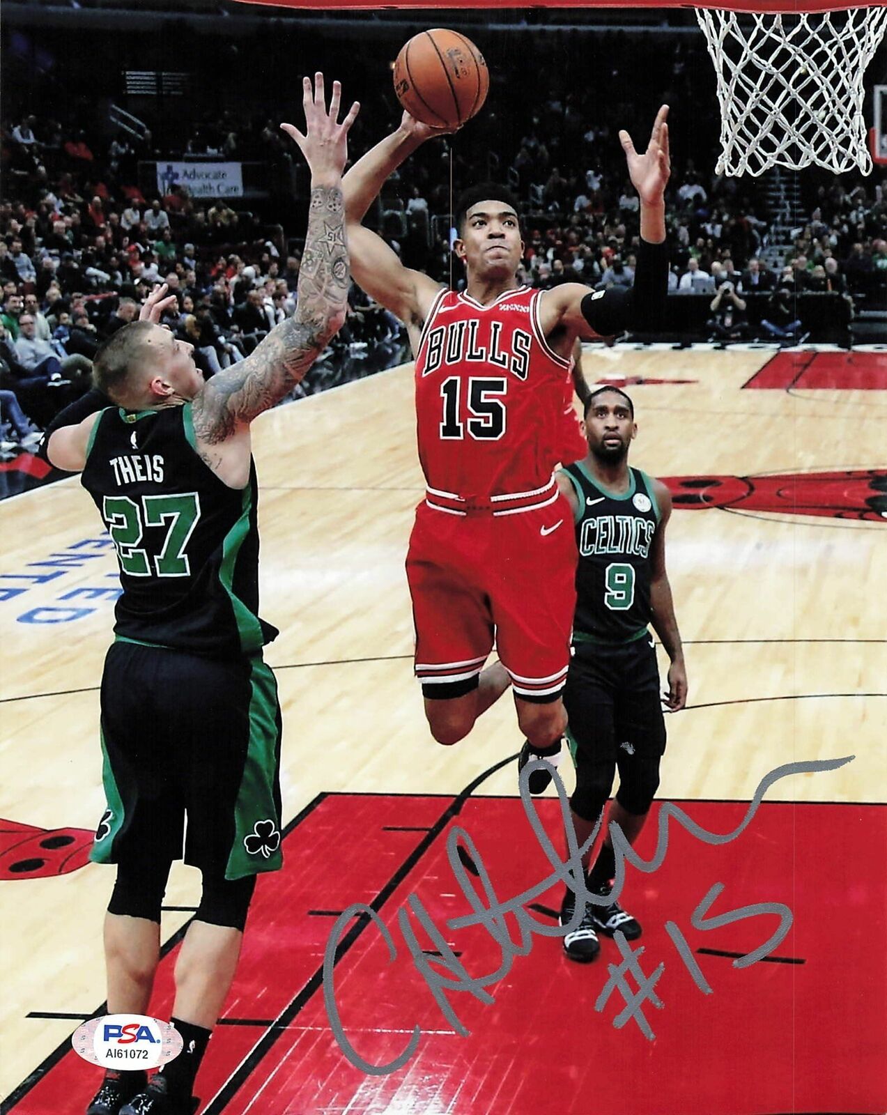 CHANDLER HUTCHISON signed 8x10 Photo Poster painting PSA/DNA Chicago Bulls Autographed