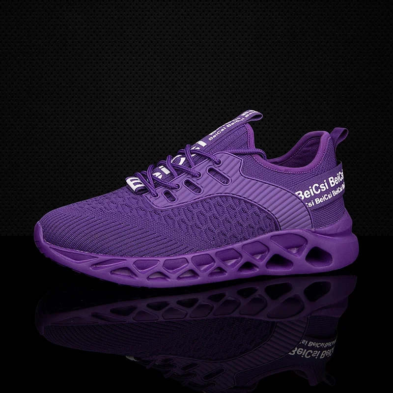 Softsfeel Women's Pain Free Perfect Walking Shoes - Purple