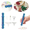 3D-Druck, Farb-Kreuzstich, Diamant-Strassperlenpicker mit 5 Ersatzk&ouml;pfen, Diamant-Malstift, Bohrer, Perlenstifte f&uuml;r DIY-Basteln (Farbverlauf)