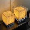 Modern Simple Wabi-Sabi Style LED Creative Atmosphere Glass Table Lamp