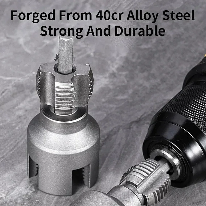 Integrated Internal & External Pipe Threading Tool