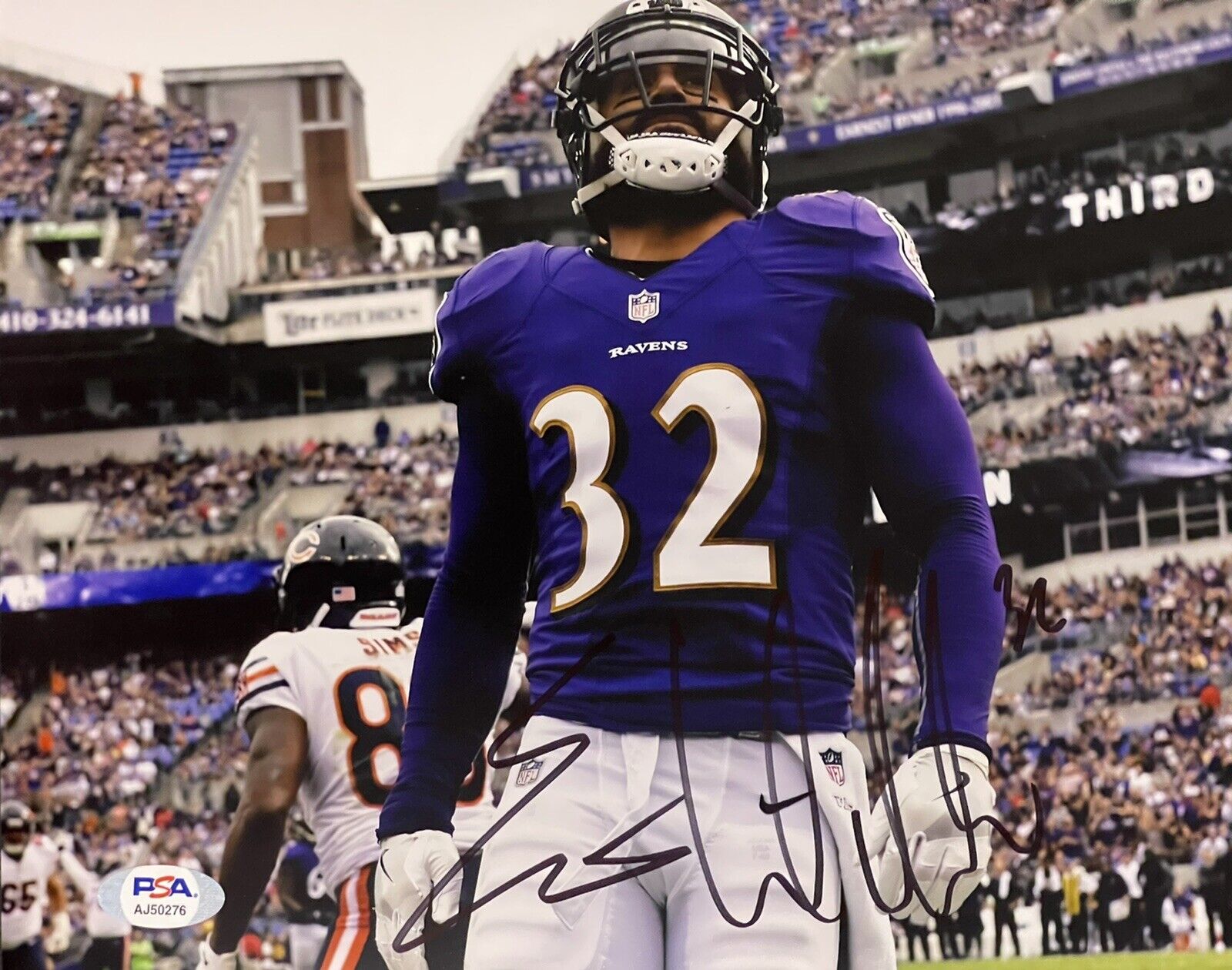 Eric Weddle Signed Autographed Baltimore Ravens 8x10 Photo Poster painting PSA/DNA