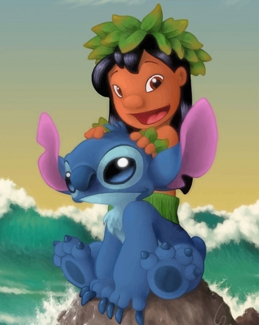 

Lilo and Stitch – Paint By Numbers - 40*50CM, 501 Original