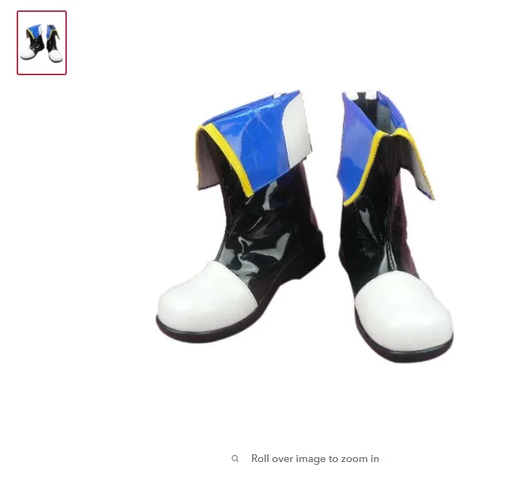Vocaloid Kaito Cosplay Boots White Shoes