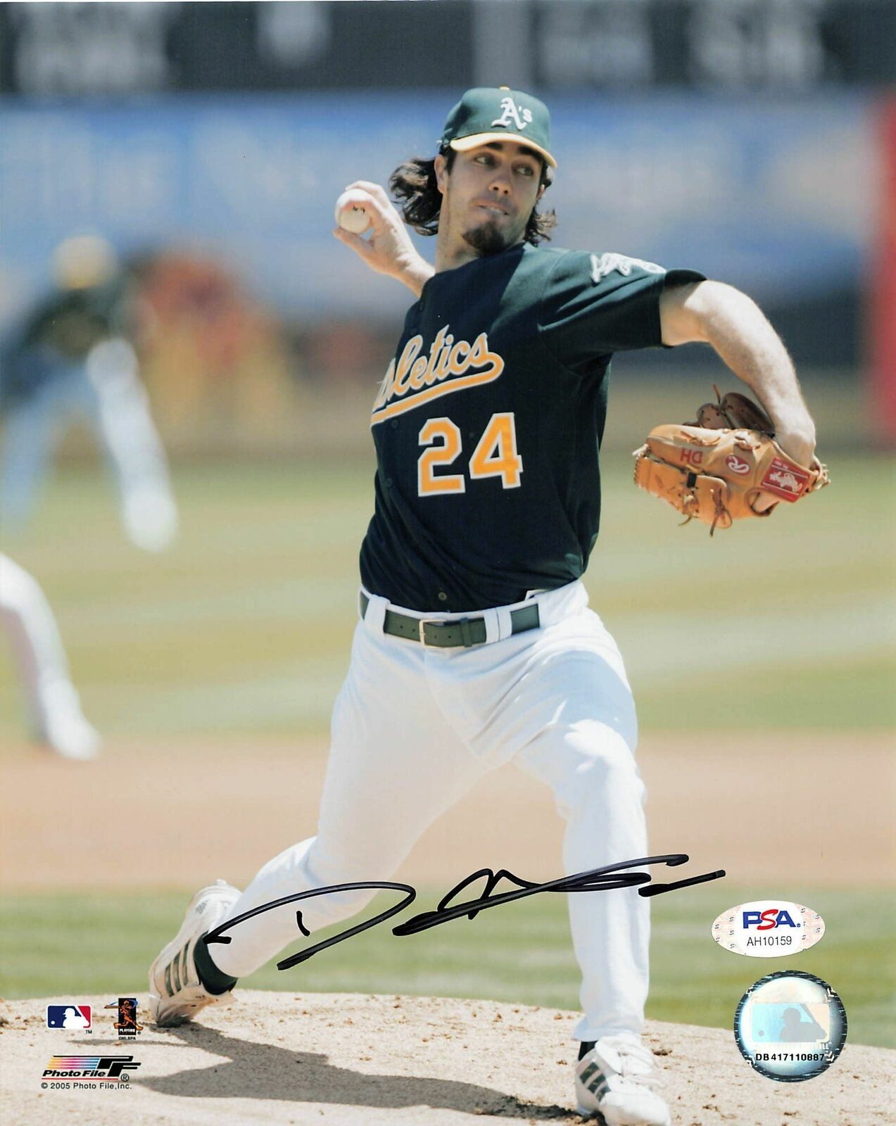 Dan Haren signed 8x10 Photo Poster painting PSA/DNA Oakland Athletics Autographed