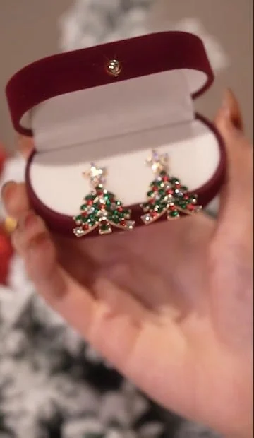 Christmas Tree Earrings