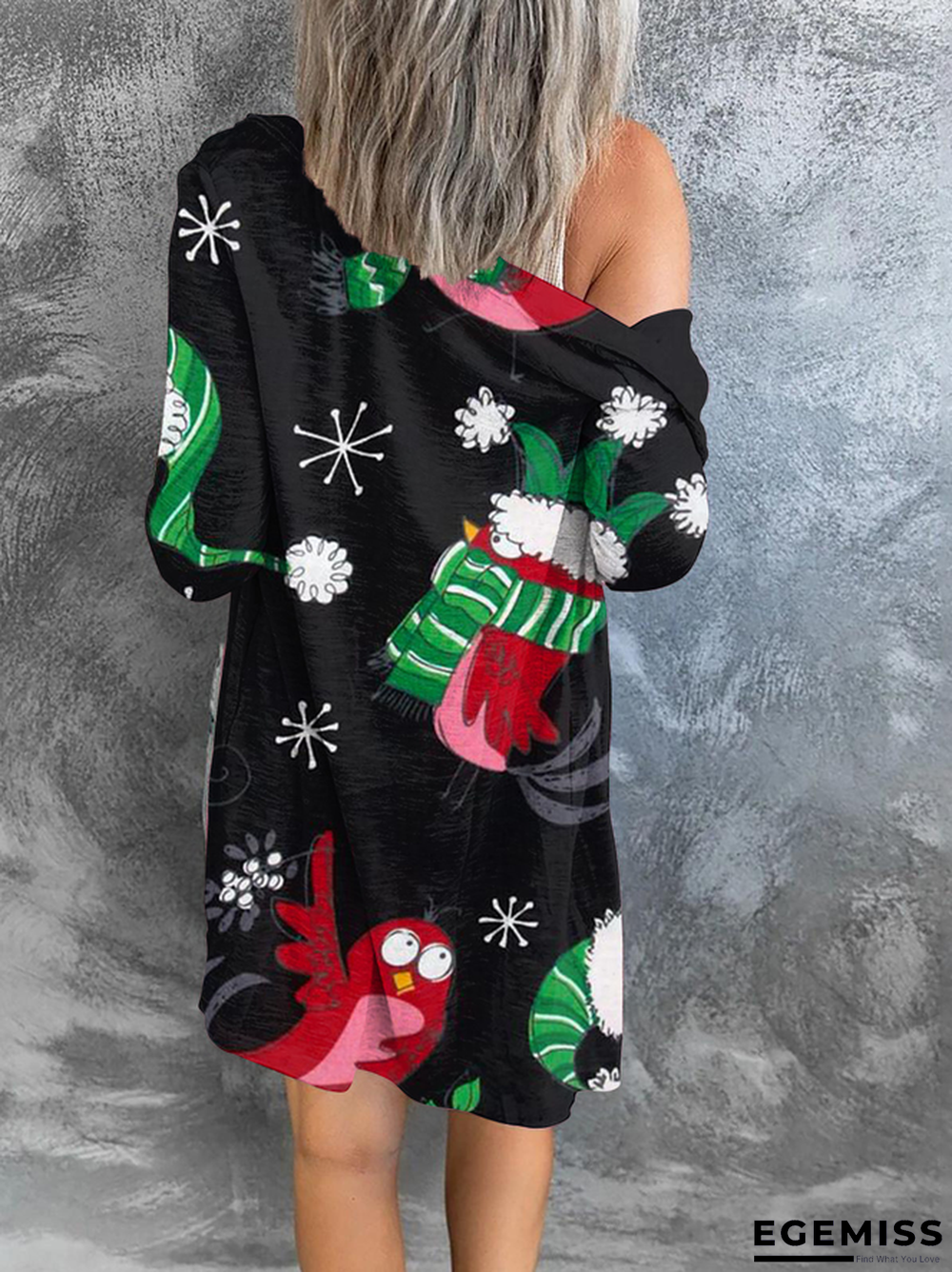 Casual Christmas Snowman Outerwear | EGEMISS