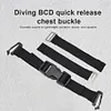 Backmount Fixed Strap Backpack Chest Strap BCD Sidemount Buckle for Scuba Diving