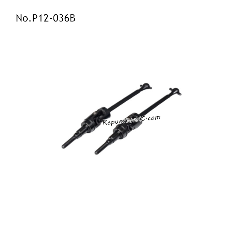 UDIRC UD1201 Piezas para coches RC Eje de Transmisi&oacute;n de Acero CVD P12-036B
