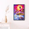 5D DIY Full Round Drill Diamond Painting Lighthouse Kit Home Decoration 40x60cm