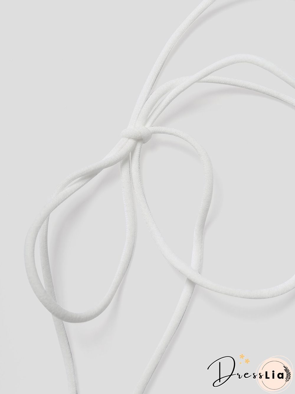 Lace Stitch Floral Tie Shoulder Strap Crop Cami