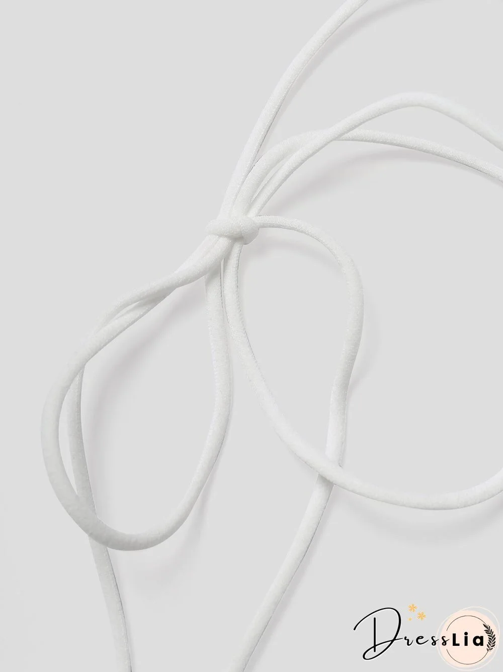 Lace Stitch Floral Tie Shoulder Strap Crop Cami