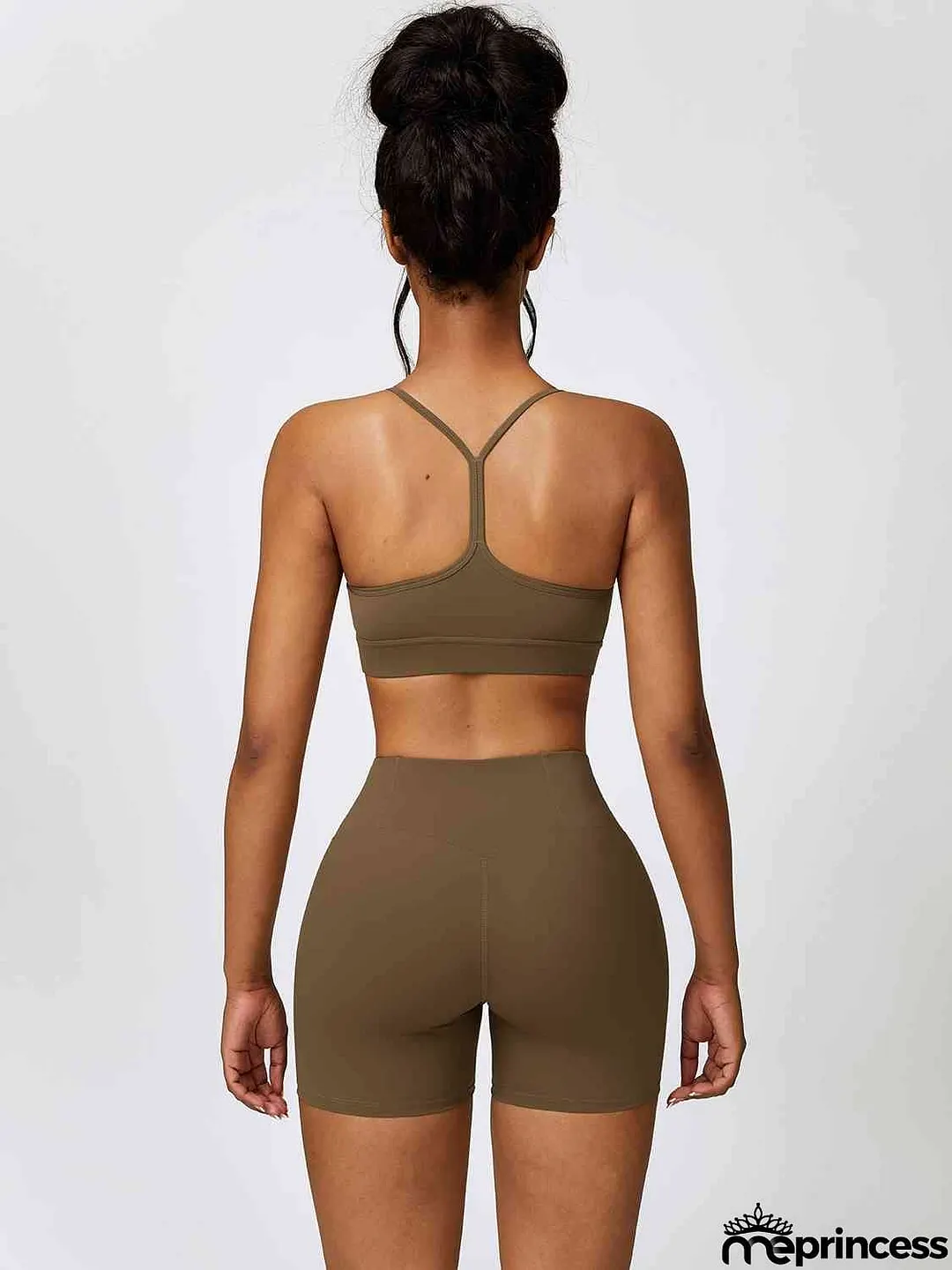 Sport Bra and Wide Waistband Shorts Set