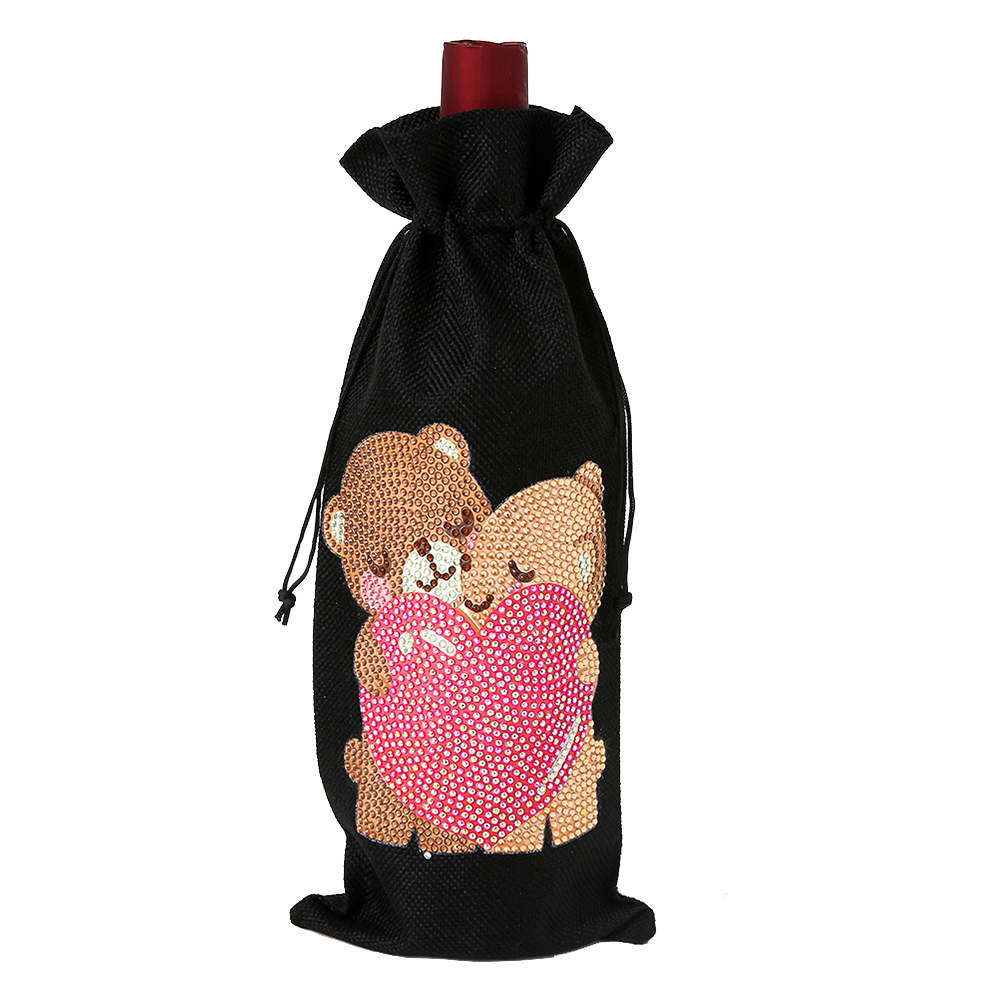 Diamond Painting Wine Bag 5D DIY Mosaic Special Drill Bottle Bag (TB020A)