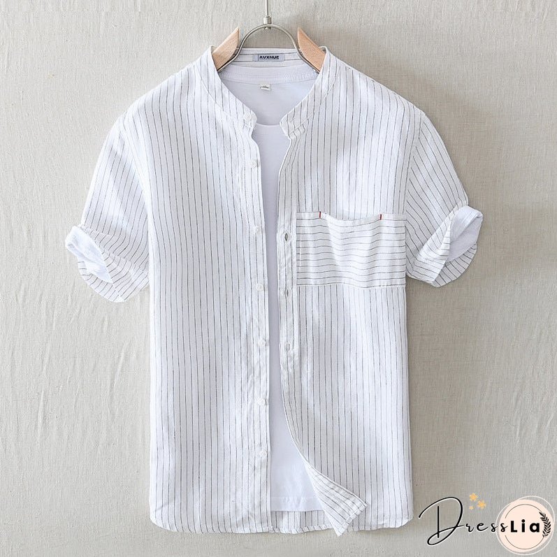 Charles Morrison Venice Flax Summer Shirt