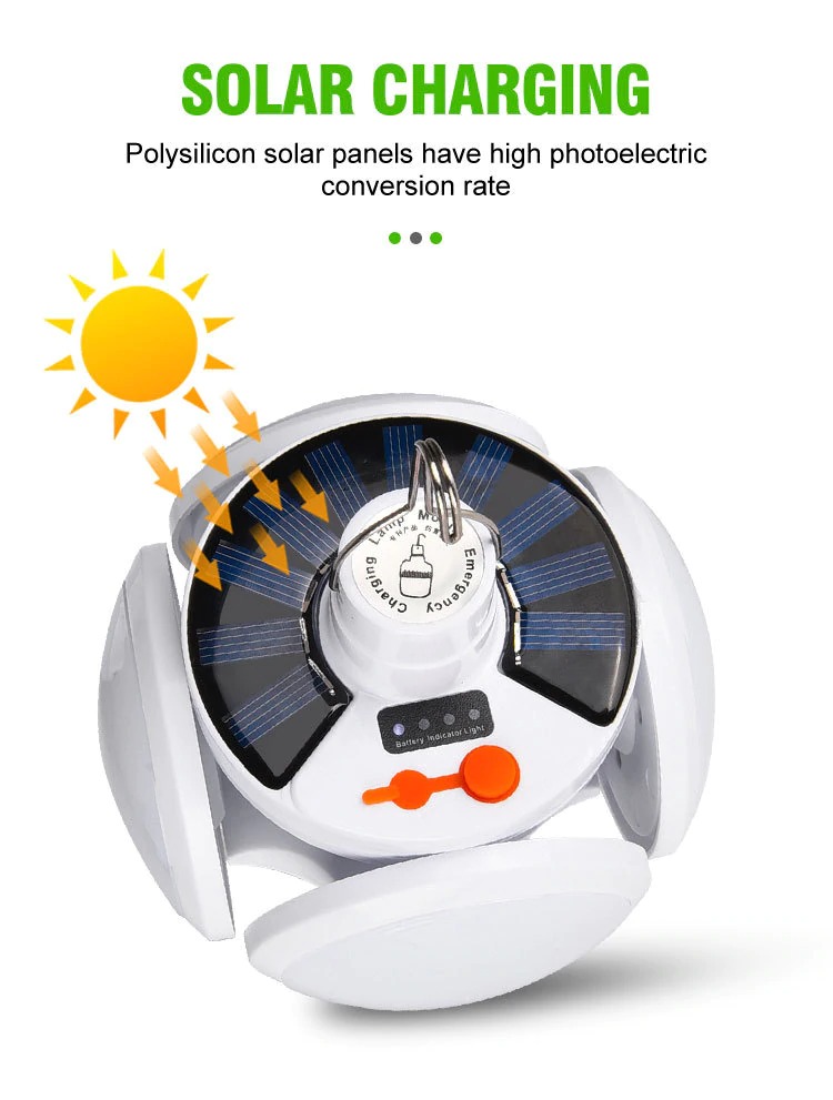 Solar Football Kit Folding Football LED Solar Light