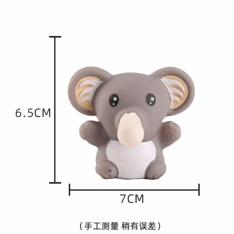 Squishy Toy Christmas Animal Santa Claus Snowman PVC TPR Toys